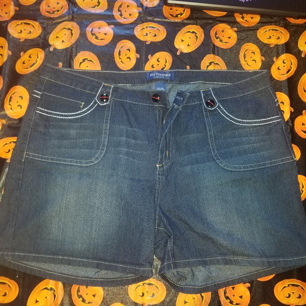 Denim shorts